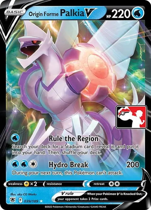 Origin Forme Palkia V - 039/189 card art