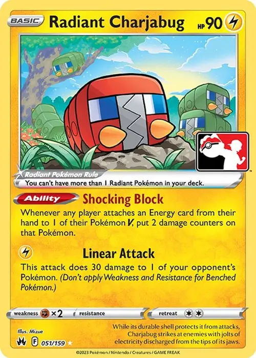 Radiant Charjabug - 051/159 card art