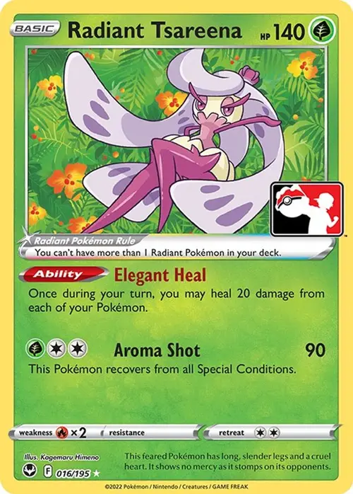 Radiant Tsareena - 016/195 card art
