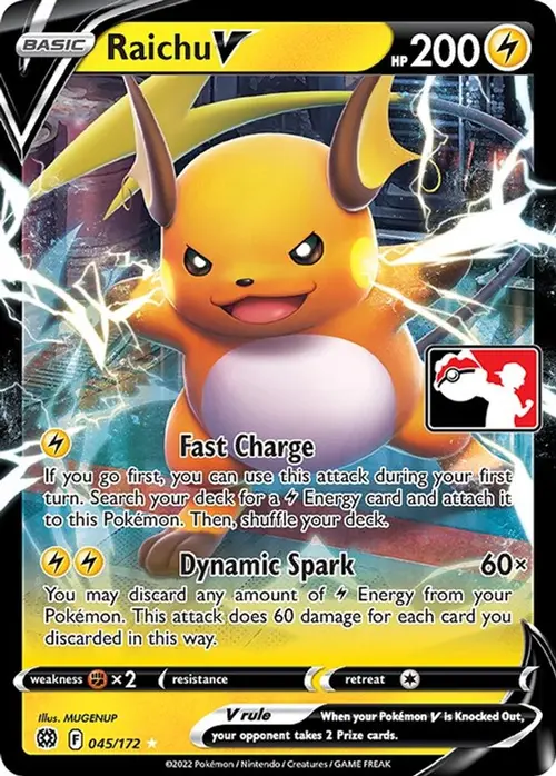 Raichu V - 045/172 card art