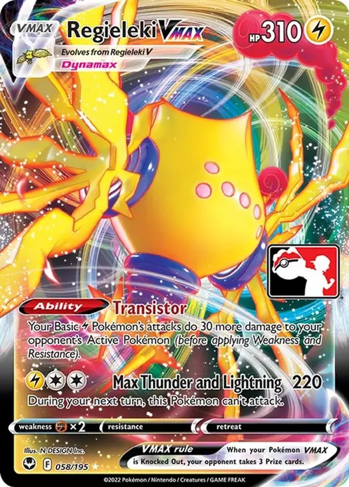 Regieleki VMAX - 058/195 card art