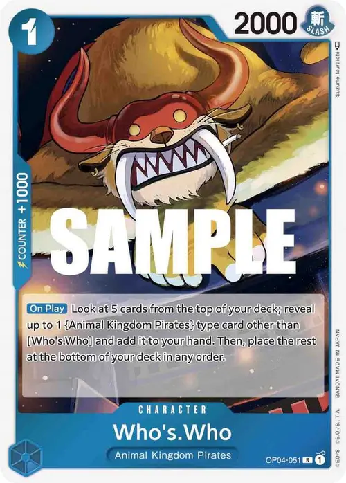 Who's.Who card art