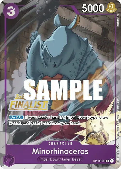 Minorhinoceros (Online Regional 2023) [Finalist] card art