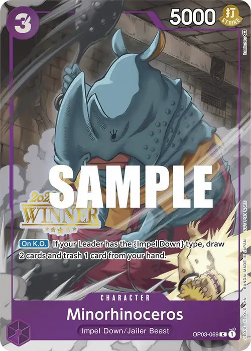 Minorhinoceros (Online Regional 2023) [Winner] card art