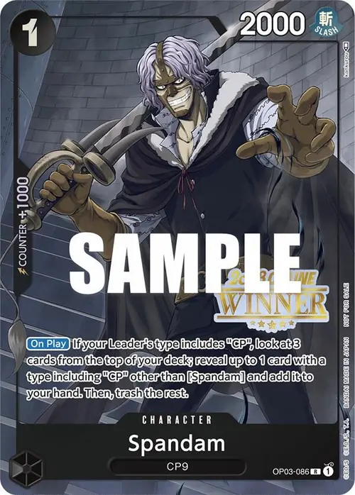 Spandam (Online Regional 2023) [Winner] card art