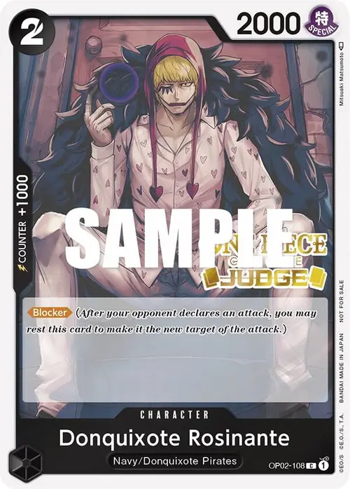 Donquixote Rosinante (Judge Pack Vol. 2) card art