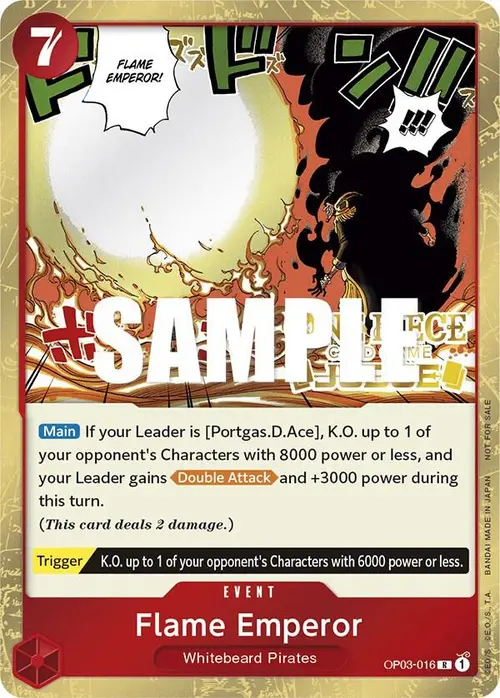 Flame Emperor (Judge Pack Vol. 2) card art
