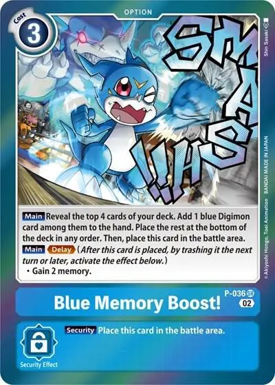 Blue Memory Boost! (Resurgence Booster Reprint) card art