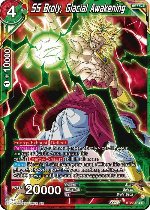 SS Broly, Glacial Awakening card art