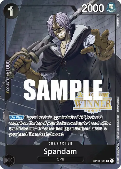 Spandam (Offline Regional 2023) [Winner] card art