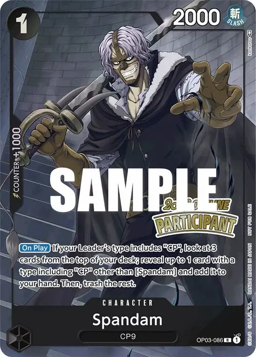 Spandam (Offline Regional 2023) [Participant] card art