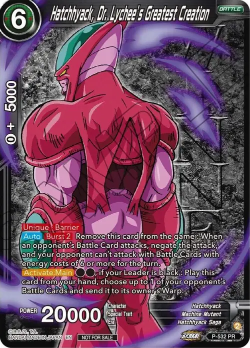 Hatchhyack, Dr. Lychee's Greatest Creation (Winner-Stamped) (Zenkai Series Tournament Pack Vol.5) card art