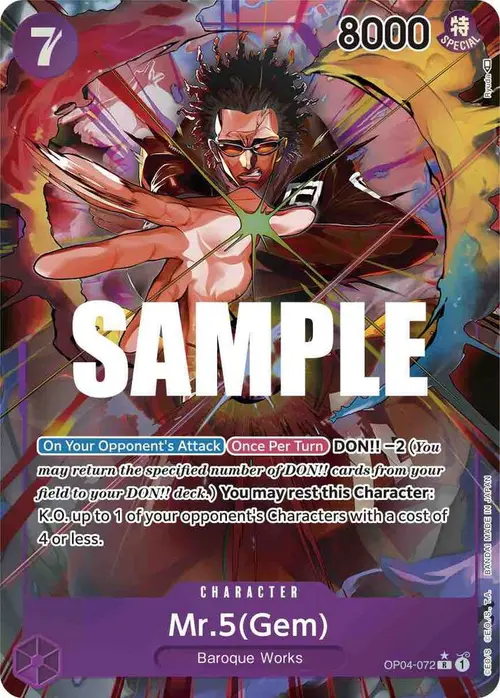 Mr.5 (Gem) (Alternate Art) card art