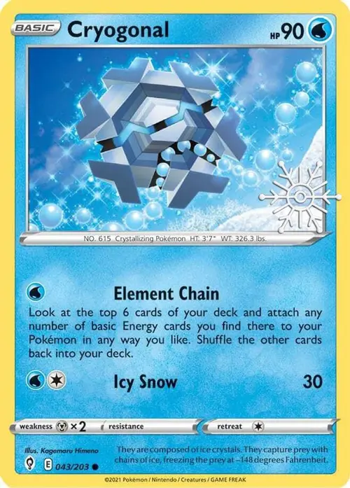 Cryogonal - 043/203 (Holiday Calendar) card art