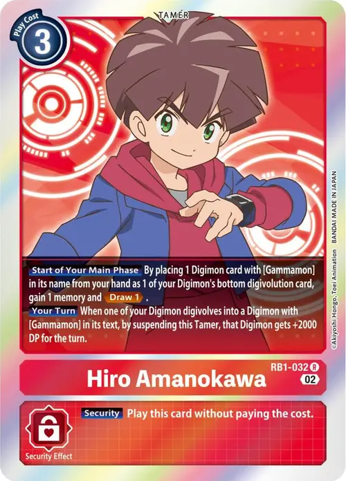Hiro Amanokawa card art