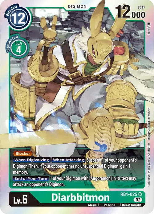 Diarbbitmon card art