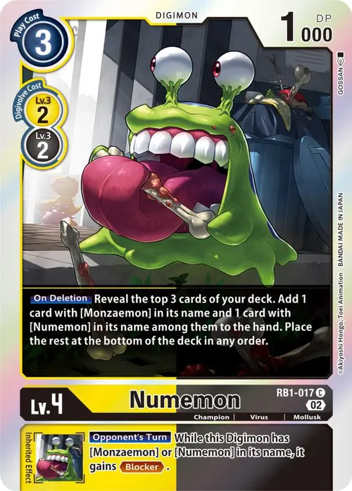 Numemon card art