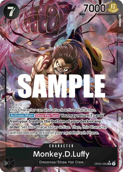 Monkey.D.Luffy (090) (Alternate Art) card art