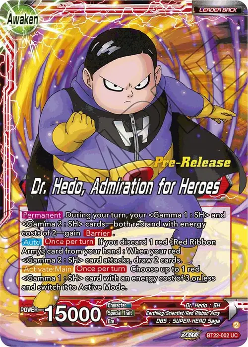 Dr. Hedo // Dr Hedo, Admiration for Heroes card art