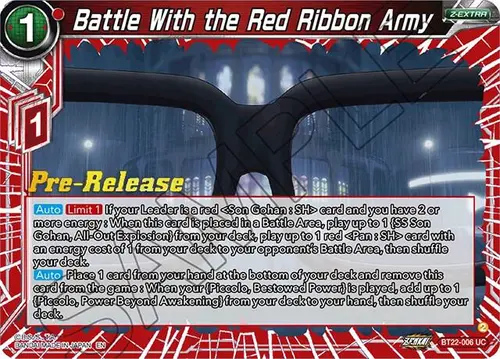 Battle With the Red Ribbon Army card art