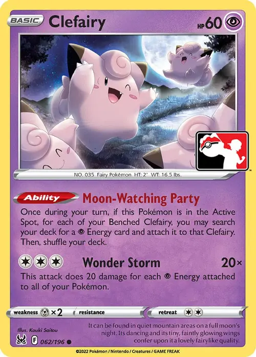 Clefairy - 062/196 card art
