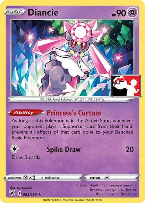 Diancie - 068/189 card art