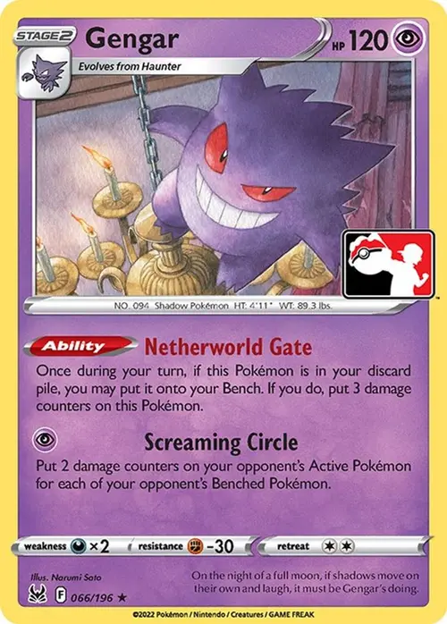 Gengar - 066/196 card art