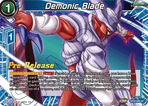 Demonic Blade card art