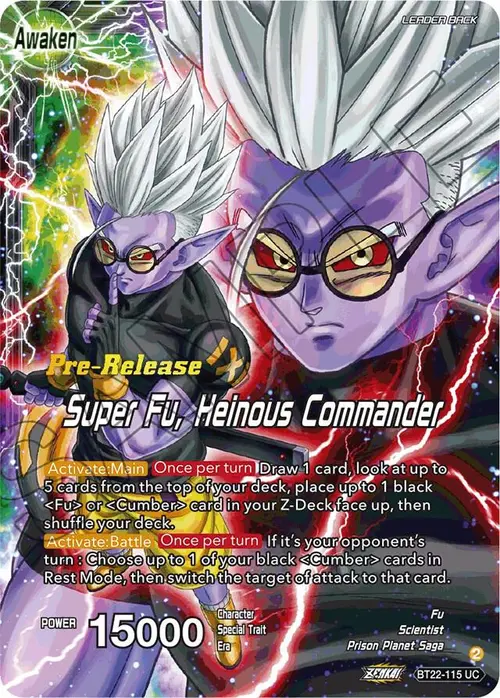 Fu // Super Fu, Heinous Commander card art