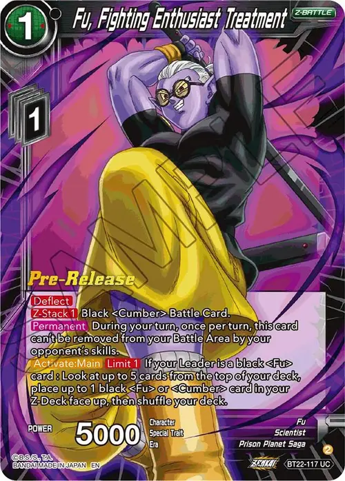 Fu, Fighting Enthusiast Treatment card art