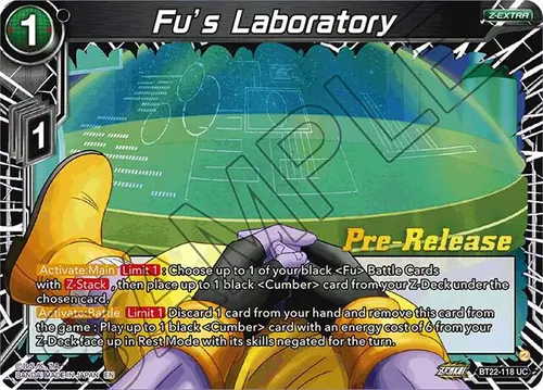 Fu's Laboratory card art