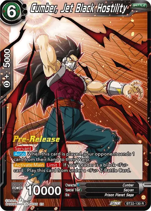 Cumber, Jet Black Hostility card art