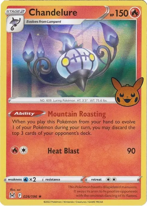 Chandelure card art