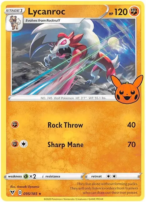 Lycanroc card art