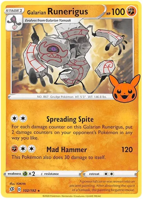 Galarian Runerigus card art
