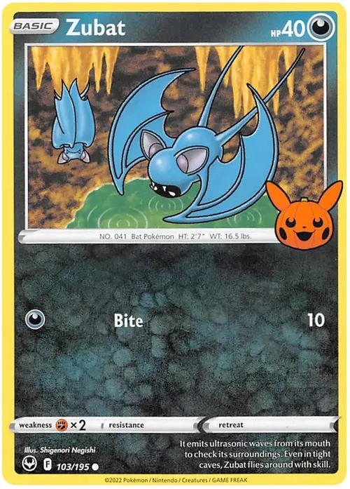 Zubat card art