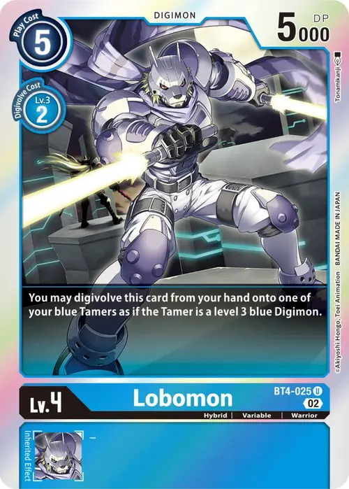 Lobomon (Resurgence Booster Reprint) card art