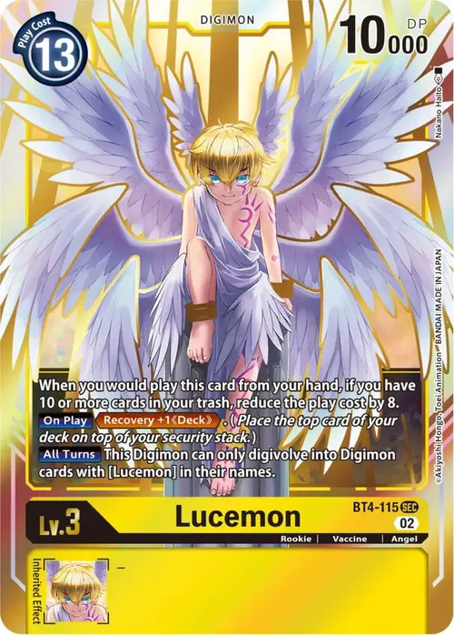 Lucemon (Resurgence Booster Reprint) card art