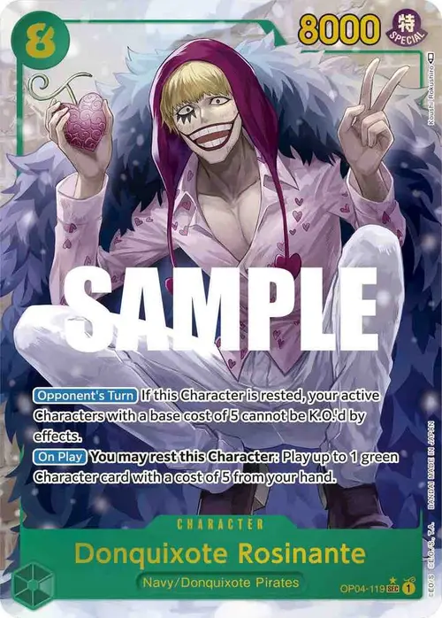 Donquixote Rosinante (Alternate Art) card art