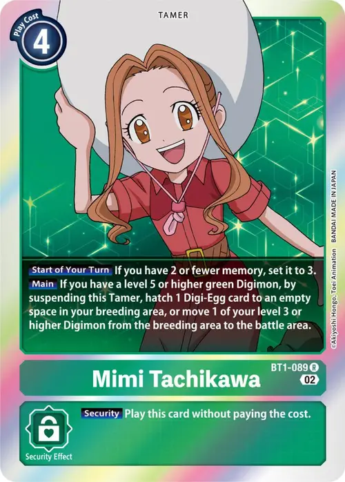 Mimi Tachikawa - BT1-089 (Resurgence Booster Reprint) card art