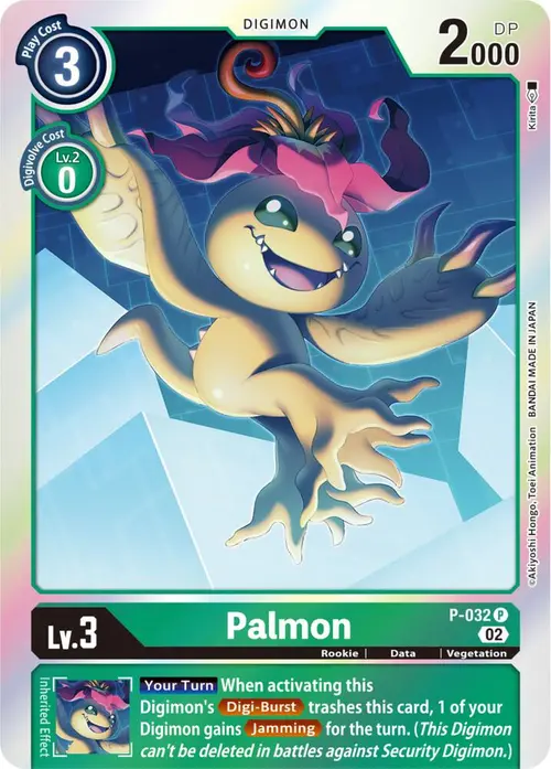 Palmon - P-032 (Resurgence Booster Reprint) card art