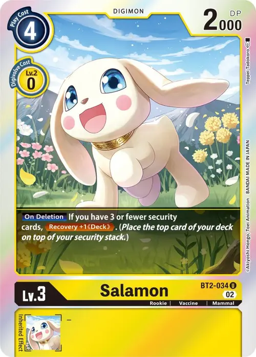 Salamon - BT2-034 (Resurgence Booster Reprint) card art