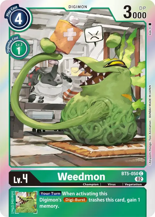 Weedmon (Resurgence Booster Reprint) card art