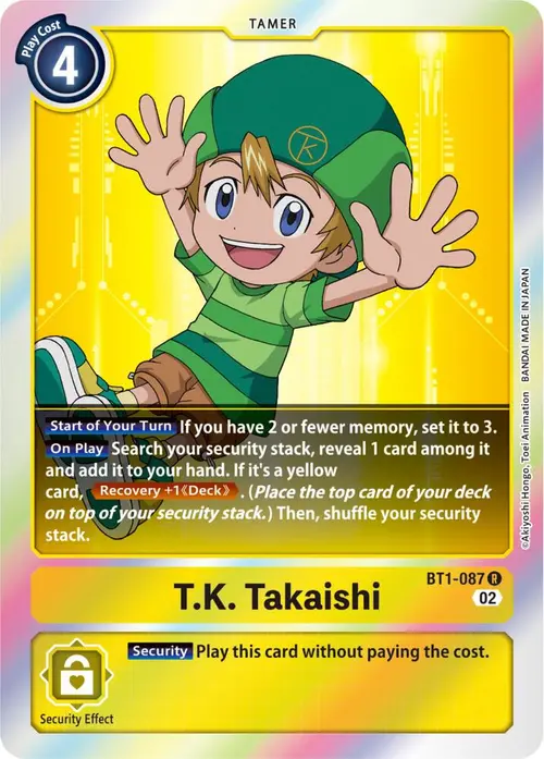 T.K. Takaishi (Resurgence Booster Reprint) card art