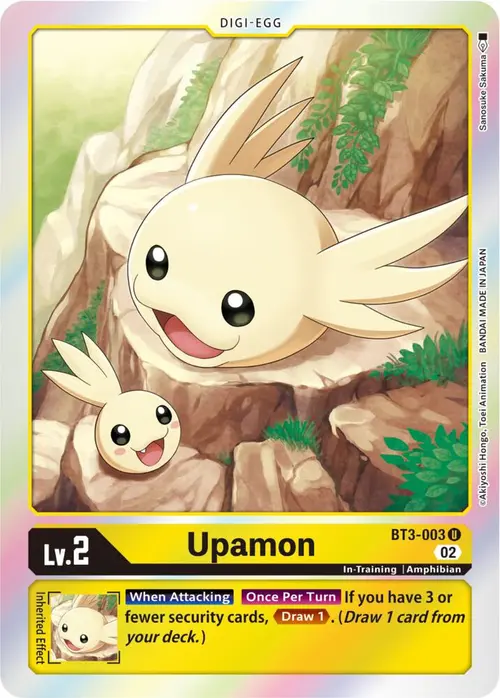 Upamon - BT3-003 (Resurgence Booster Reprint) card art