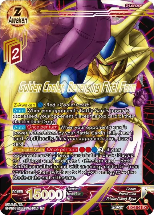 Golden Cooler, Revenging Final Form card art