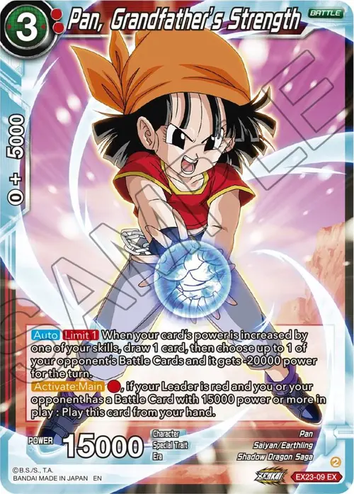 Pan, Grandfather's Strength card art