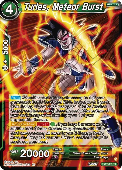 Turles, Meteor Burst card art