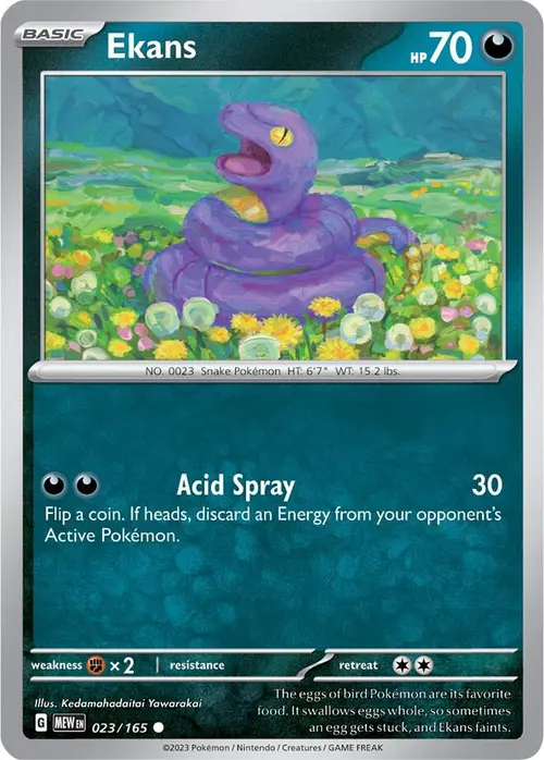 Ekans card art