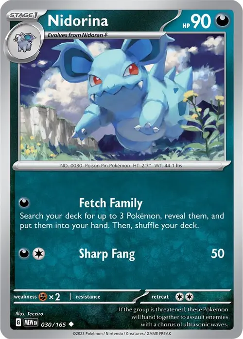 Nidorina card art